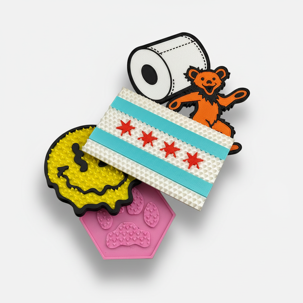 Custom 3D-Printed Patches Showcase