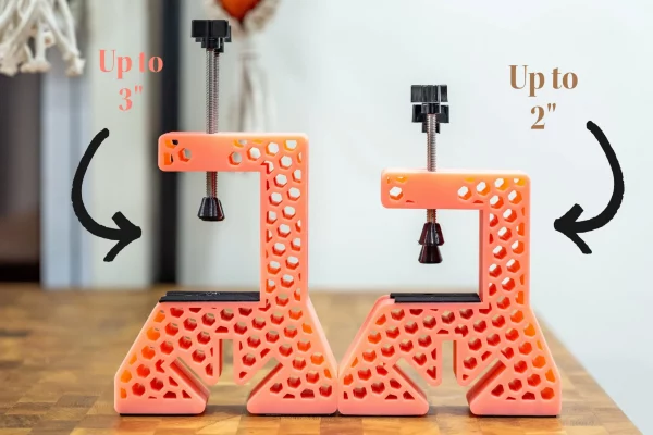 Snowboard/Ski Tuning Stands | Set of 2 | Adjustable Waxing & Edging Tools - Image 5