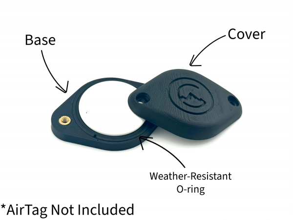 SnowLock AirTag Holder | Ski/Snowboard AirTag Mount - Image 2